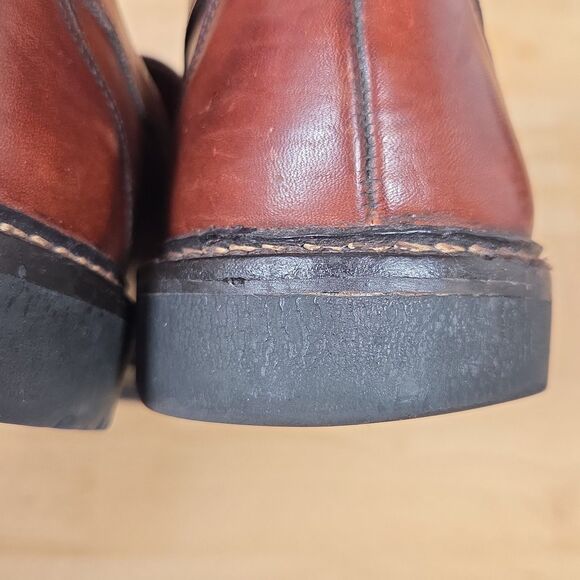 Allen Edmonds Winnetka Men\'s Sz 11.5 D Brown Oxford Leather Shoes Slip On Solid main image 7